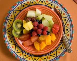a bright and vibrant breakfast at Four Kachinas